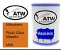 Preview: Mitsubishi, Rotor Glow Metallic, M08: 500ml Lackdose, von ATW Autoteile West.